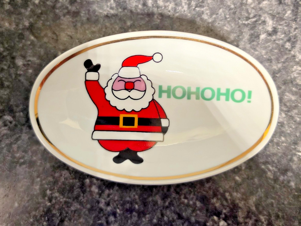 Ames Bathroom Vanity Set HoHoHo Christmas Santa